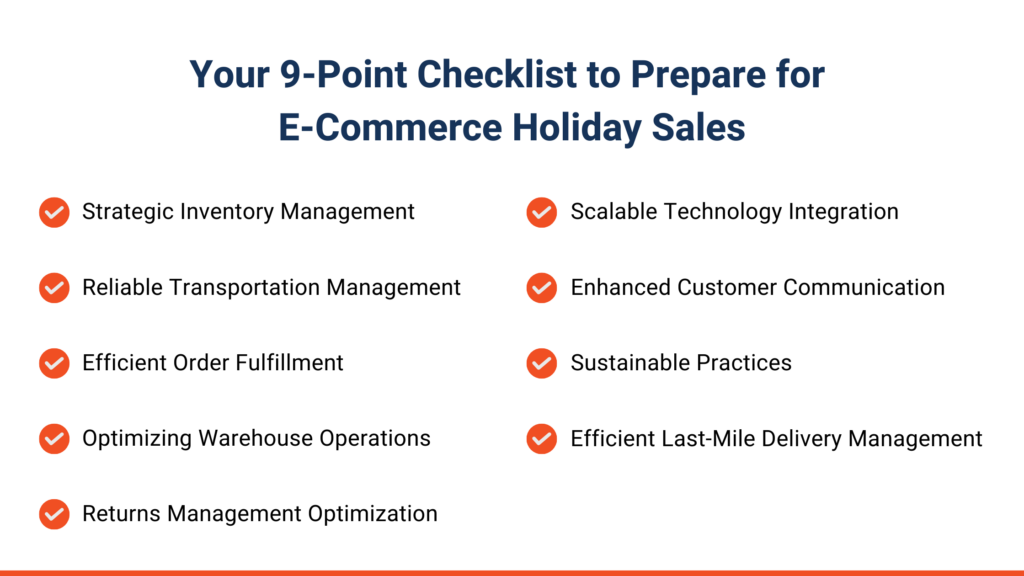 Your 9-Point Checklist to Prepare for E-Commerce Holiday Sales