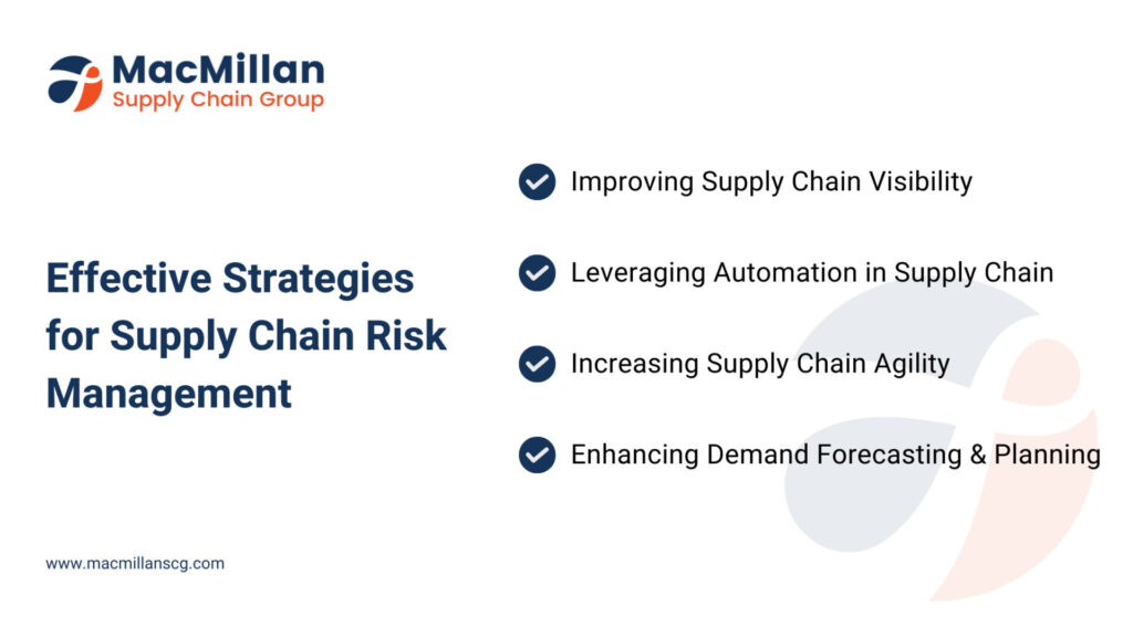 Effective Strategies for Supply Chain Risk Management